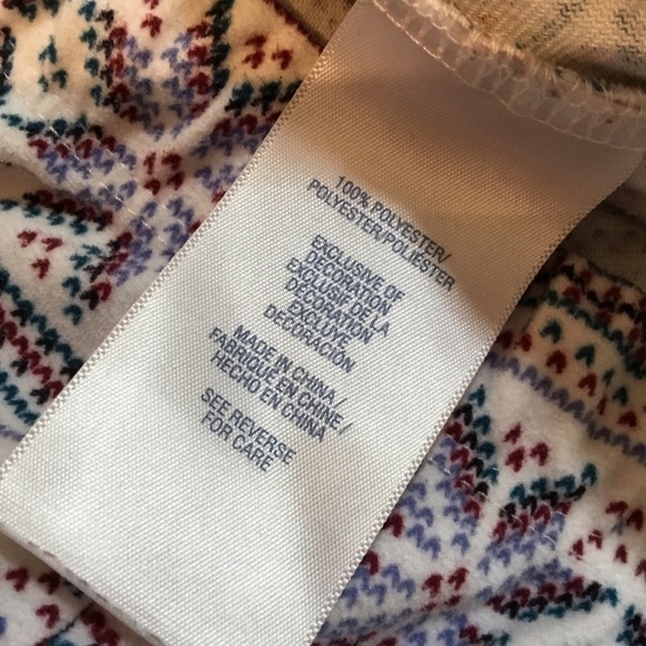 NAUTICA snowflakes themed medium pajama loungewear pants - Picture 11 of 14